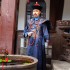 Qizhuang Qing dynasty official attire, including the chaofu, pifu, mangu, guanmao, hualing, and fuzhu