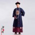 Qizhuang Qing dynasty official attire, including the chaofu, pifu, mangu, guanmao, hualing, and fuzhu