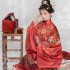 6 Colors Spring Ming Dynasty Couple Wedding Hanfu Dresses Round Neck Long Robe Men Women Chinese Traditional Skirt Outfit Stage