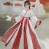 Chinese Traditional Dresses Fairy Performance Women Retro Folk Dance Wear Song Dynasty Costumes Ancient Hanfu