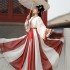 Chinese Traditional Dresses Fairy Performance Women Retro Folk Dance Wear Song Dynasty Costumes Ancient Hanfu