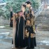 Ancient Chinese Traditional Dresses Black Hanfu Sets Paired Clothing For Couple Cosplay Costumes Oriental Dance Men Women