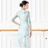 Women Classical Dance Costume Chinese Folk Dance Cheongsam Rhyme Basic Training Suit Hanfu Practice Wear