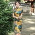 summer qipao fashion girl Dresses large size mother women Dresses performance wholesale on behalf of the national trend