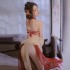 Chinese Hanfu Lingerie Sexy Cosplay Costumes Bellyband Backless Temptation Slit Long Dresses Sleepwear Retro Ancient Hanfu Women