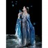 2 Colors Ball Carnival Ancient Chinese Costumes Tang Dynasty Dresses Blue Fairy Folk Green Hanfu Skirt