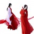 Ancient Chinese Costumes Women Clothes Traditional Hanfu Tang Dynasty Classical Dance Costumes Folk Fairy Dresses Red Outfits 2Pcs