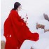 Ancient Chinese Costumes Women Clothes Traditional Hanfu Tang Dynasty Classical Dance Costumes Folk Fairy Dresses Red Outfits 2Pcs