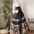 Horse Face Skirt Women Pleats Red Blue Black Beige Skirt White Black Top 2PCS Hanfu Sets Plus Size