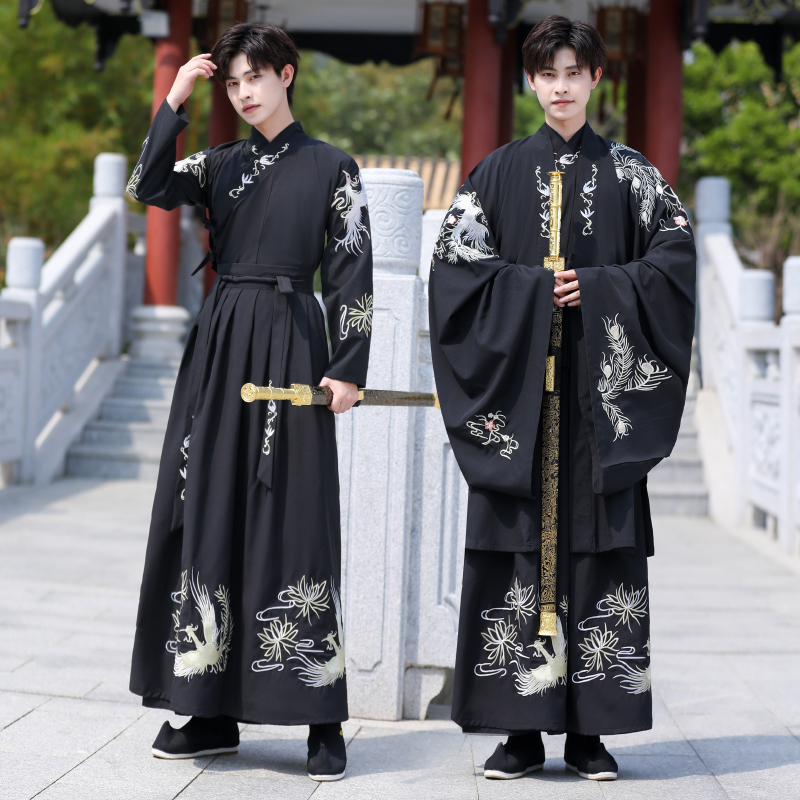 Plus Size Hanfu Ancient Chinese Hanfu Set Male Cosplay Costumes Summer ...