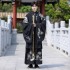 Plus Size Hanfu Ancient Chinese Hanfu Set Male Cosplay Costumes Summer Party Hanfu Black Outfit Men Large Size