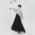 chinese improved casual daily hanfu suit women retro oriental han element tang suit two piece hanfu Dresses a272