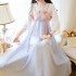 Chinese Traditional Hanfu Pink Slim Elegant Dresses Improved Hanfu Daily Modern China Retro Clothing For Women