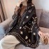 22 explosive cashmere scarf Double sided letter trend shawl imitation cashmere women thick scarf