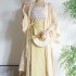 Han Costumes Made in Song Dynasty Changgan Temple Aircraft Sleeve Sling Swirl Dresses Han Element Daily Summer Performance Dress