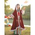 Hanfu Women Exotic Style Tibetan Costume Girl Costume Ethnic Minority Style Autumn Winter