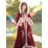 Hanfu Women Exotic Style Tibetan Costume Girl Costume Ethnic Minority Style Autumn Winter