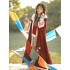 Hanfu Women Exotic Style Tibetan Costume Girl Costume Ethnic Minority Style Autumn Winter