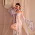 Chinese Traditional Dresses Classic Sexy Lingerie Women Anime Cosplay Costumes Chiffon See Through Retro Hanfu Skirt Coat Outfit