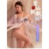 Chinese Traditional Dresses Classic Sexy Lingerie Women Anime Cosplay Costumes Chiffon See Through Retro Hanfu Skirt Coat Outfit