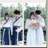 Chinese Hanfu Female fairy Costumes Adult Student Ming Tang Han Women Girl embroidery Sarong Daily Collar Suit Set