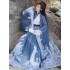 3Pcs 1set Hanfu Women Chinese Traditional Stage Dance Dresses Female Fairy Cosplay Costumes Hanfu Blue Red For Women