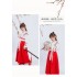 Traditional Cosutume Kids Baby Girl Boy Costumes Embroidery Crane Cosplay Robe