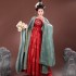 2 Pcs Ancient Chinese Hanfu Women Fairy Cosplay Costumes Dance Dresses Party Outfit Tang Dynasty Red Dresses Sets