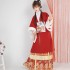 Year Dresses Ming System Hanfu Female Supplement Clothing Mid length Womens Horse Face Skirt Thickened Winter Style