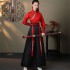 Adult Martial Hanfu Female Traditional Chinese Clothing Cross Collar Han Suit Male Ancient Cosplay Couple Costumes