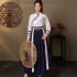 Adult Martial Hanfu Female Traditional Chinese Clothing Cross Collar Han Suit Male Ancient Cosplay Couple Costumes