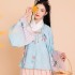 Chinese Traditional Costumes Hanfu Ancient Han Dynasty Women Stage Show Dresses Folk Dance Outfit Sets